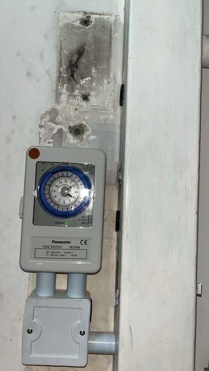 時間掣及供電接線:整改紀錄