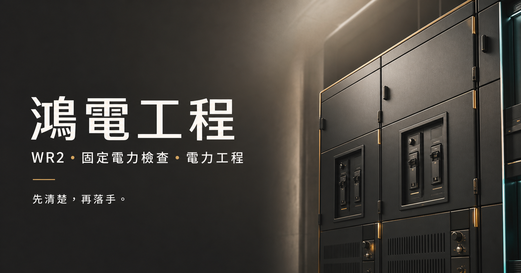 固定電力檢查｜WR2 證明書及電力測試 | 鴻電工程